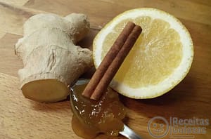 chá de gengibre canela mel e limão