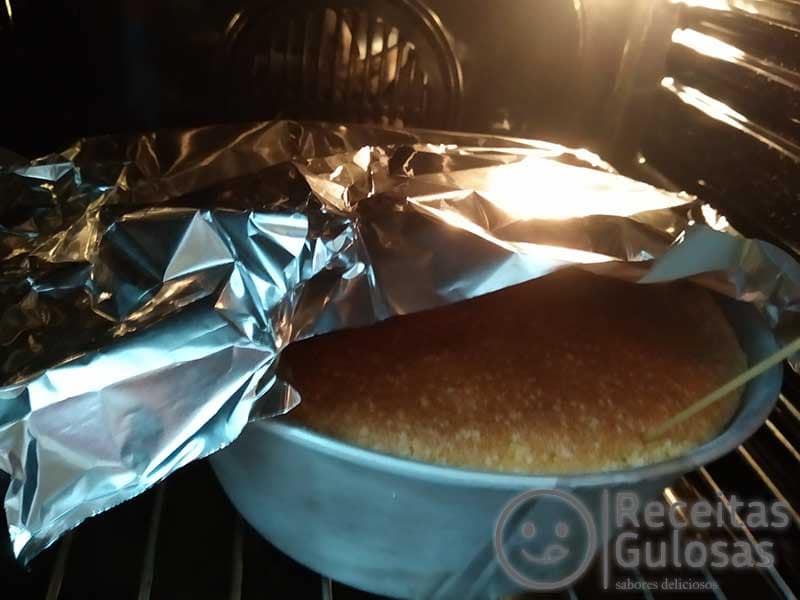 Pão de Ló com apenas 5 ingredientes