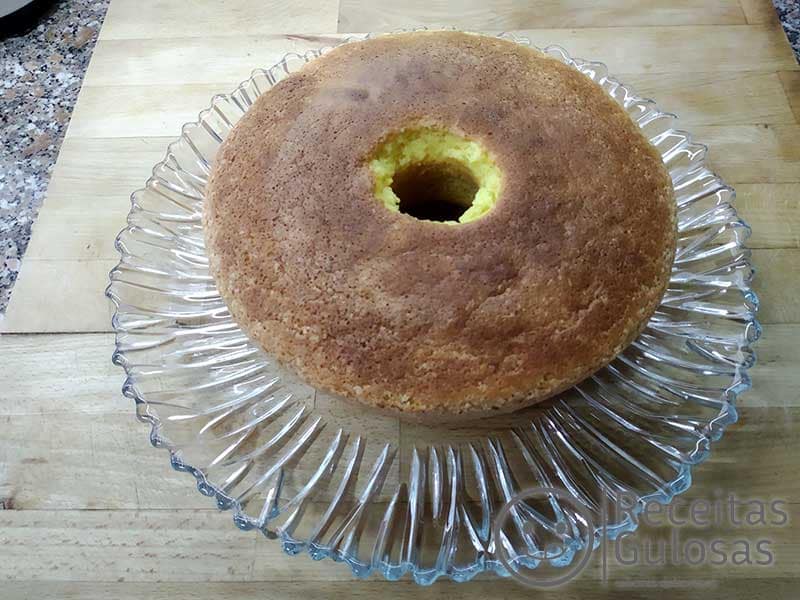 Pão de Ló com apenas 5 ingredientes